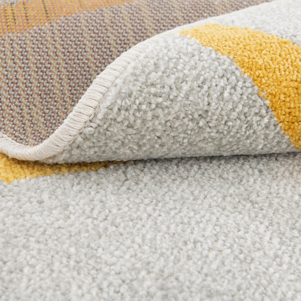 Playful Patterns Collection Area Rug -  Twirl Round Gray  lifestyle 5