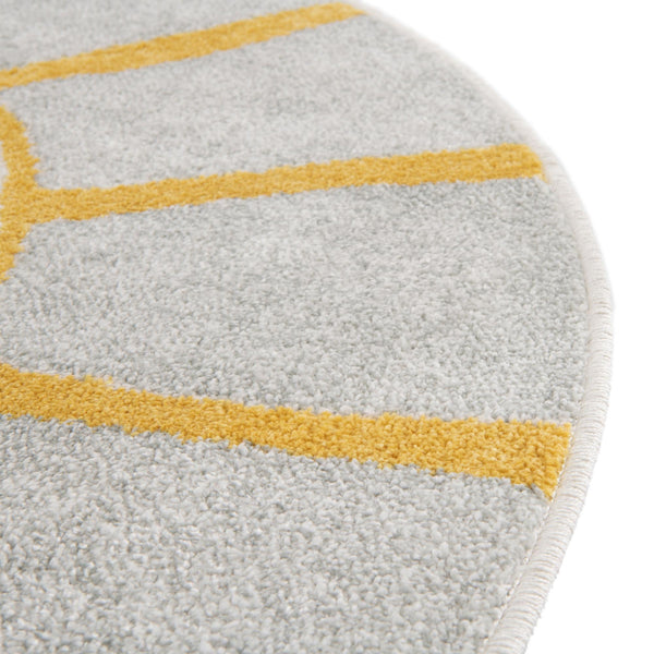 Playful Patterns Collection Area Rug -  Twirl Round Gray  lifestyle 6
