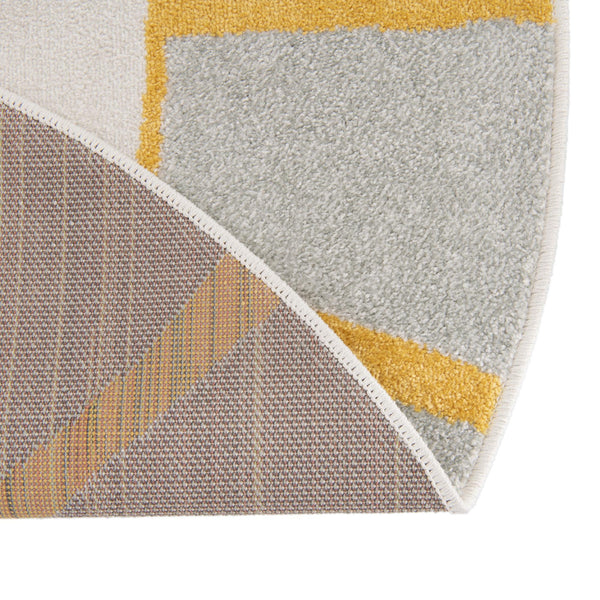 Playful Patterns Collection Area Rug -  Twirl Round Gray  lifestyle 8