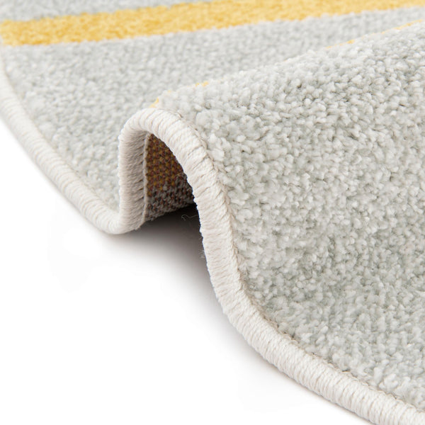 Playful Patterns Collection Area Rug -  Twirl Round Gray  lifestyle 9