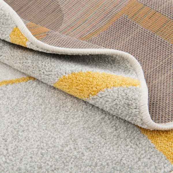 Playful Patterns Collection Area Rug -  Twirl Round Gray  lifestyle 12