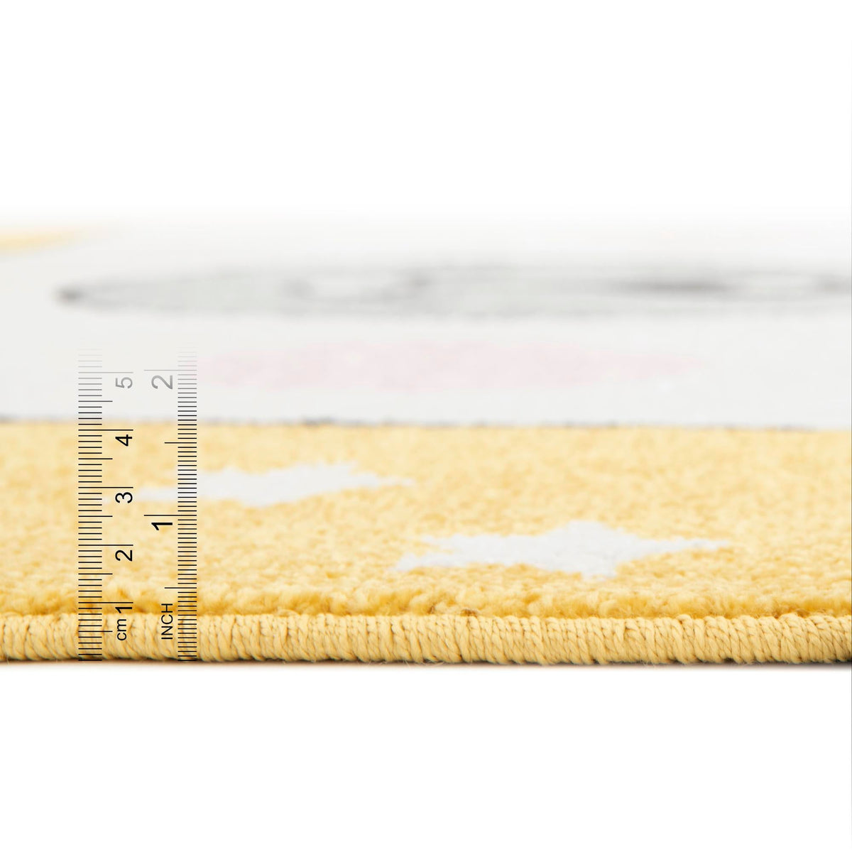 Playful Patterns Collection Area Rug -  Enchant Round Yellow  lifestyle 4