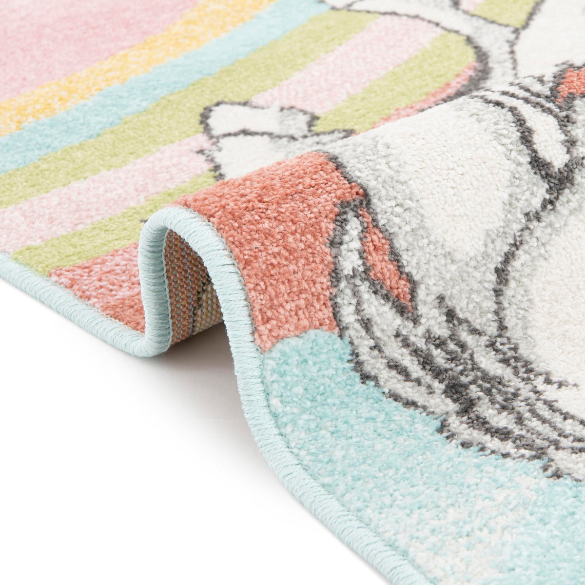 Playful Patterns Collection Area Rug -  Carnival Rectangle Multi  lifestyle 9
