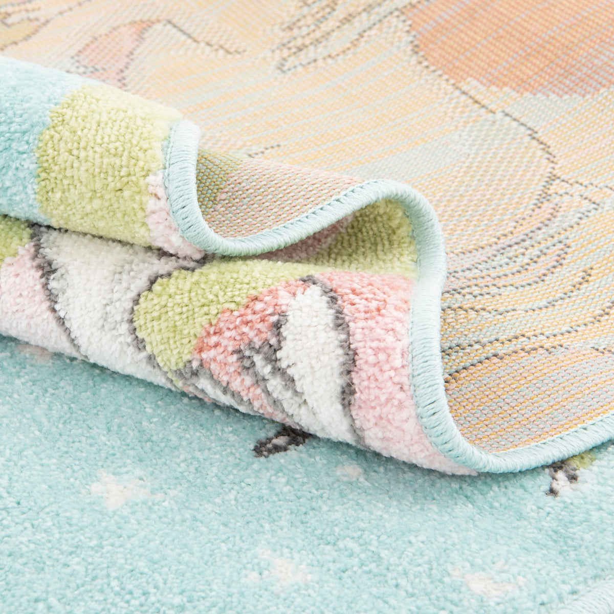 Playful Patterns Collection Area Rug -  Carnival Rectangle Multi  lifestyle 12