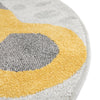 Playful Patterns Collection Area Rug -  Doodle Round Gray  lifestyle 6