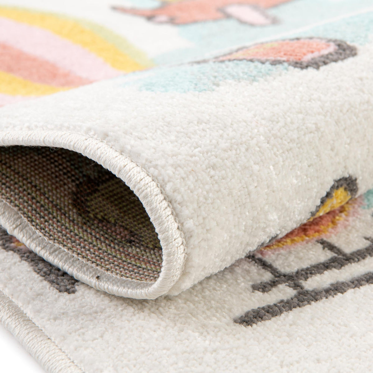 Playful Patterns Collection Area Rug -  Splatter Rectangle Multi  lifestyle 5