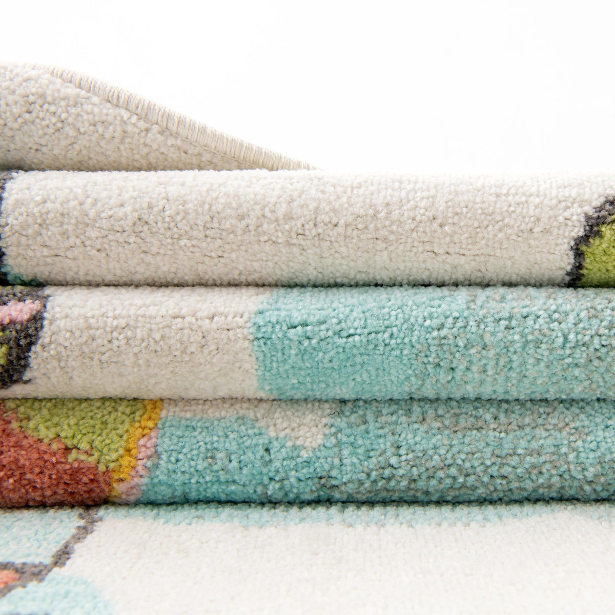 Playful Patterns Collection Area Rug -  Splatter Rectangle Multi  lifestyle 13