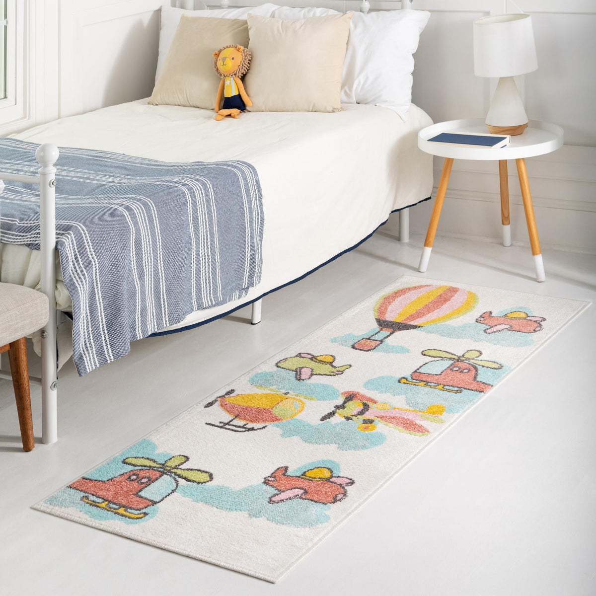 Playful Patterns Collection Area Rug -  Splatter Runner Multi  lifestyle 44