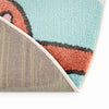 Playful Patterns Collection Area Rug -  Splatter Round Multi  lifestyle 27