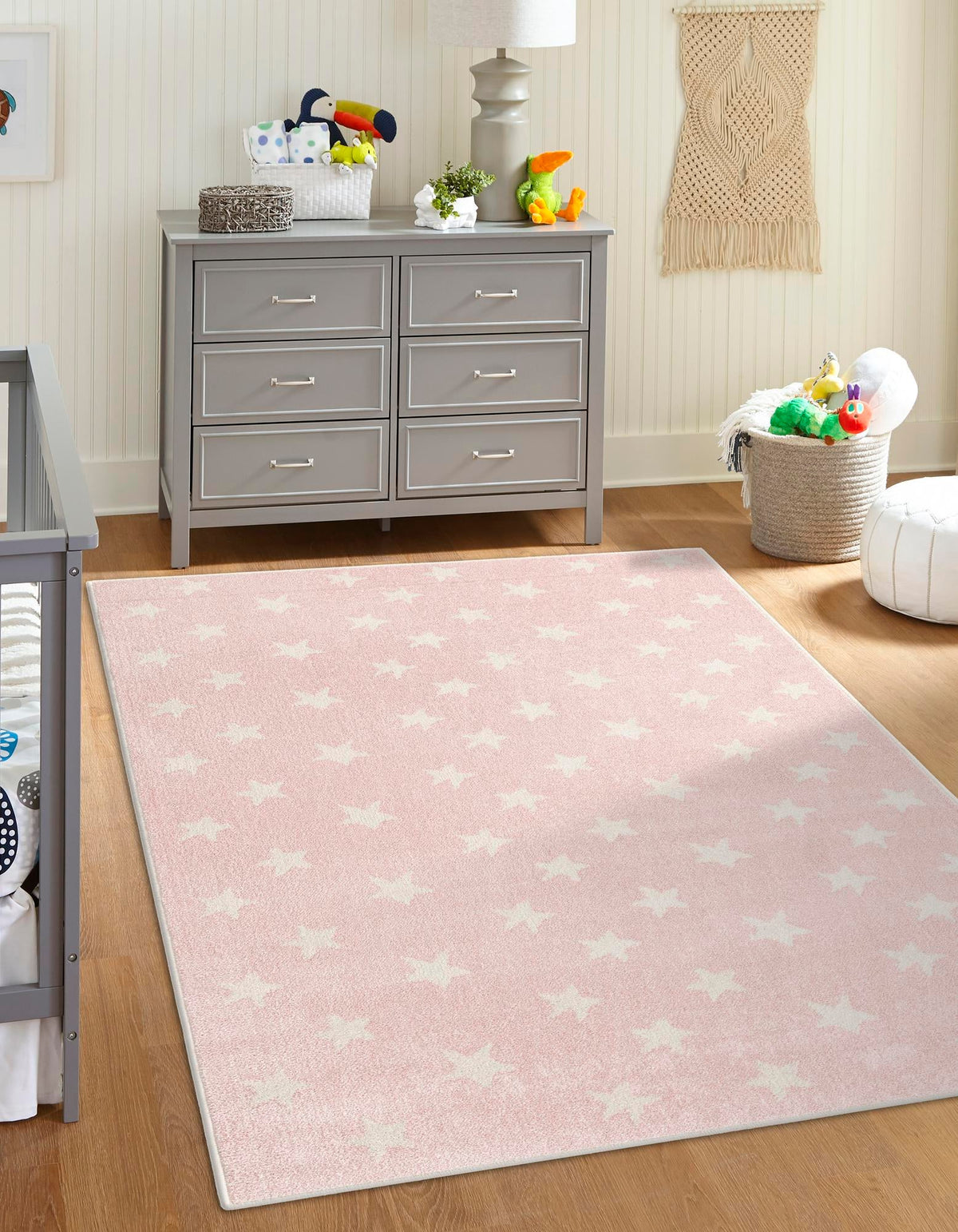 Playful Patterns Collection Area Rug -  Mosaic Rectangle Pink  lifestyle 6