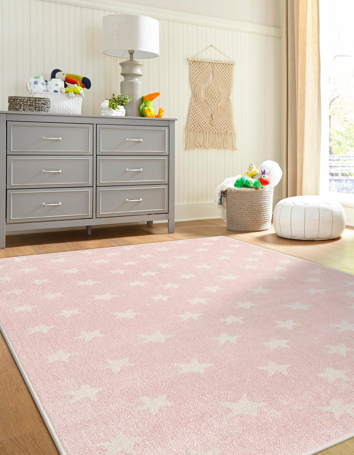 Playful Patterns Collection Area Rug -  Mosaic Rectangle Pink  lifestyle 11