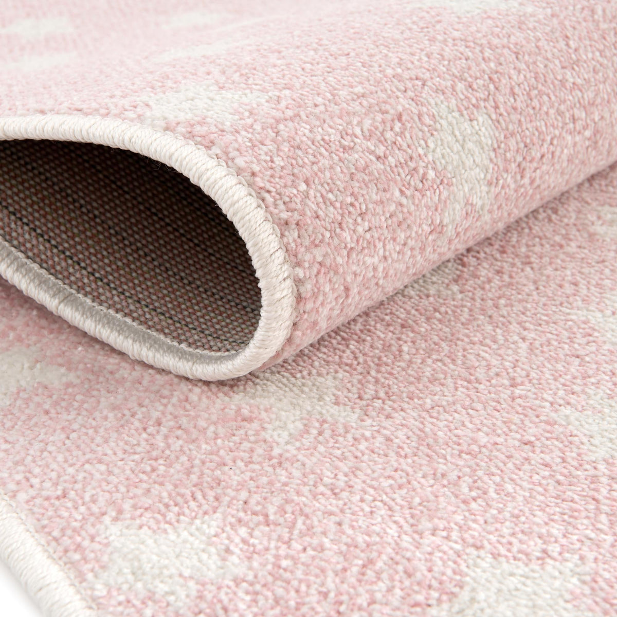 Playful Patterns Collection Area Rug -  Mosaic Runner Pink  lifestyle 99