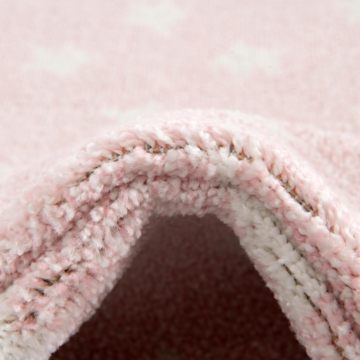 Playful Patterns Collection Area Rug -  Mosaic Runner Pink  lifestyle 109