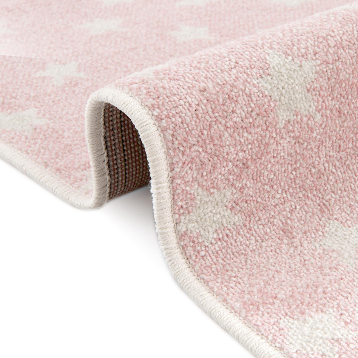 Playful Patterns Collection Area Rug -  Mosaic Runner Pink  lifestyle 119