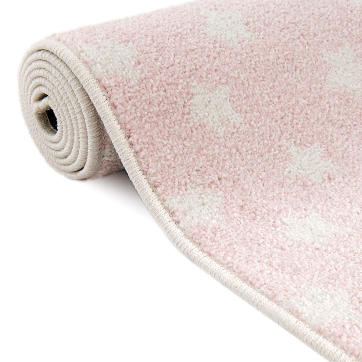Playful Patterns Collection Area Rug -  Mosaic Runner Pink  lifestyle 129