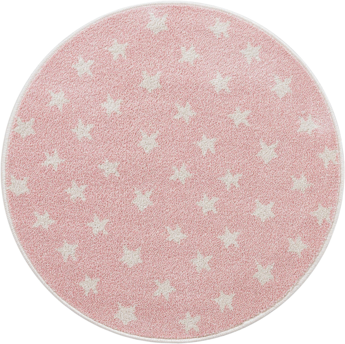 Wonder Tykes Collection Area Rug -  Mosaic Round Pink  lifestyle 118