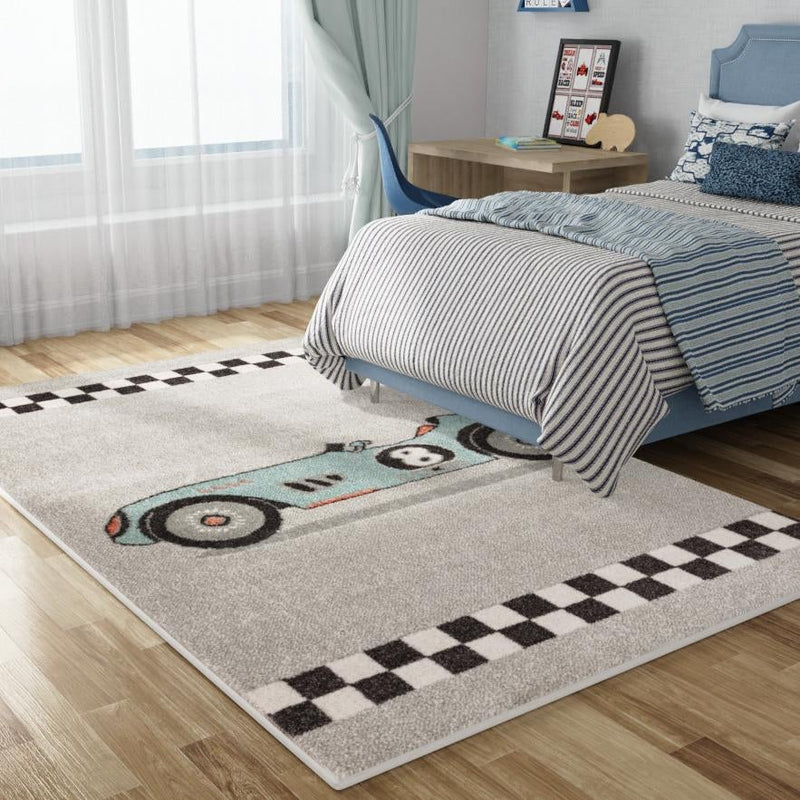 Playful Patterns Collection Area Rug -  Confetti Rectangle Gray  lifestyle 15