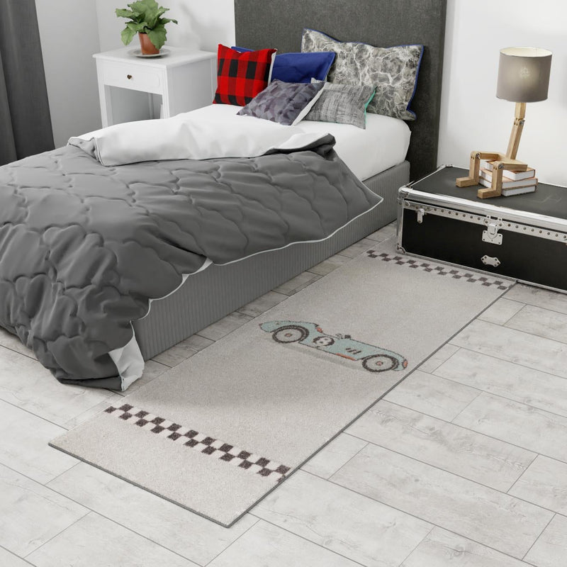 Playful Patterns Collection Area Rug -  Confetti Runner Gray  lifestyle 44