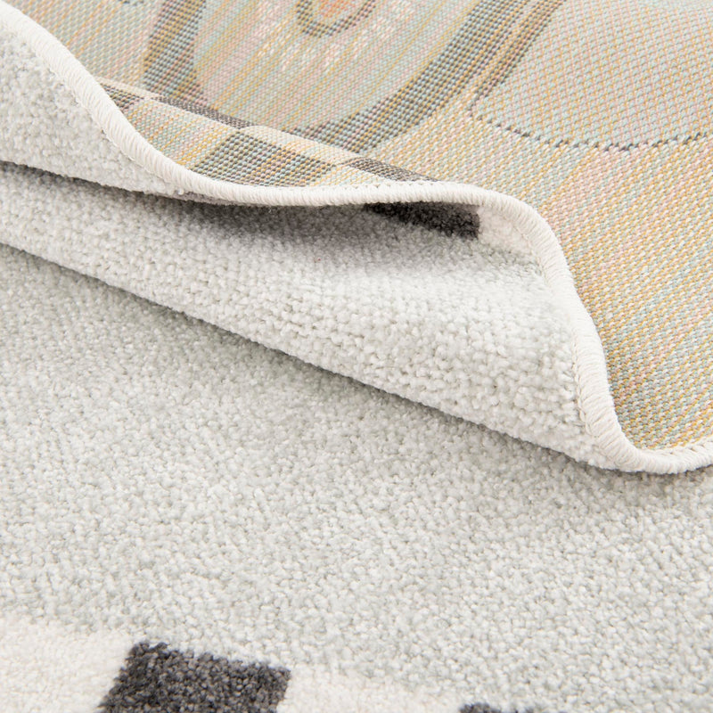 Playful Patterns Collection Area Rug -  Confetti Round Gray  lifestyle 39