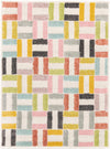 Playful Patterns Collection Area Rug -  Kaleidoscope Rectangle Multi Main