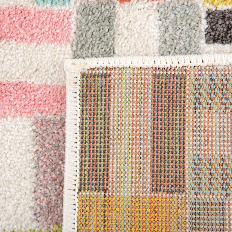 Playful Patterns Collection Area Rug -  Kaleidoscope Rectangle Multi  lifestyle 8