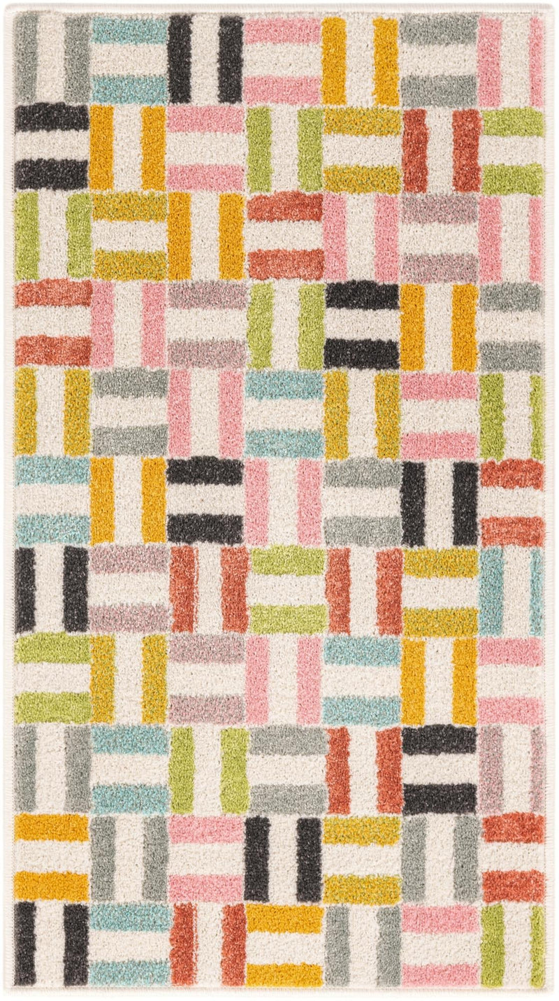Playful Patterns Collection Area Rug -  Kaleidoscope Runner Multi  lifestyle 16