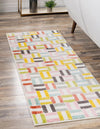 Playful Patterns Collection Area Rug -  Kaleidoscope Runner Multi  lifestyle 18