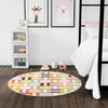Playful Patterns Collection Area Rug -  Kaleidoscope Round Multi  lifestyle 41