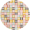 Wonder Tykes Collection Area Rug -  Kaleidoscope Round Multi  lifestyle 25