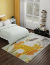 Playful Patterns Collection Area Rug -  Puzzled Rectangle Gray  lifestyle 2