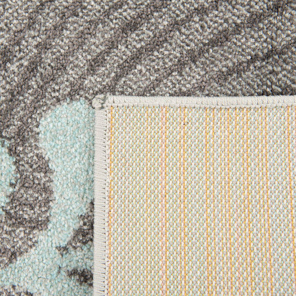 Playful Patterns Collection Area Rug -  Puzzled Rectangle Gray  lifestyle 8