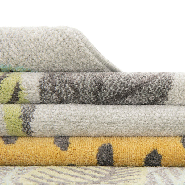 Playful Patterns Collection Area Rug -  Puzzled Rectangle Gray  lifestyle 13