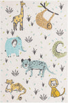 Wonder Tykes Collection Area Rug -  Spatter Rectangle Ivory  lifestyle 2