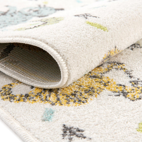 Playful Patterns Collection Area Rug -  Spatter Rectangle Ivory  lifestyle 5