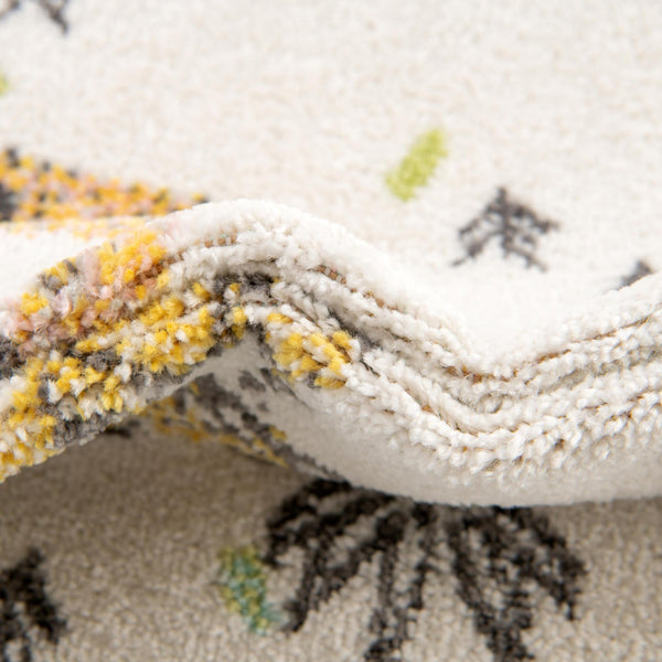 Playful Patterns Collection Area Rug -  Spatter Rectangle Ivory  lifestyle 7