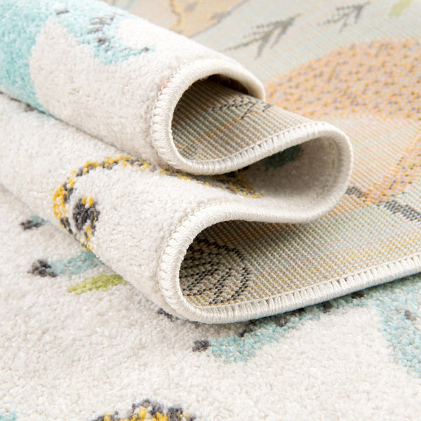 Playful Patterns Collection Area Rug -  Spatter Rectangle Ivory  lifestyle 12