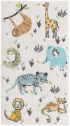 Playful Patterns Collection Area Rug -  Spatter Runner Ivory  lifestyle 16