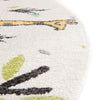 Playful Patterns Collection Area Rug -  Spatter Round Ivory  lifestyle 31