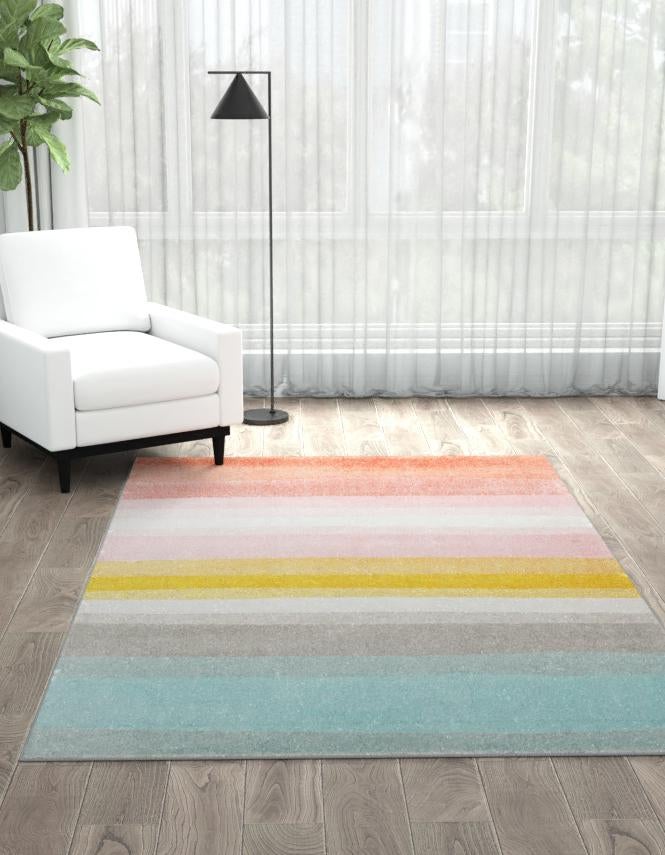 Playful Patterns Collection Area Rug -  Dreamland Rectangle Multi  lifestyle 3