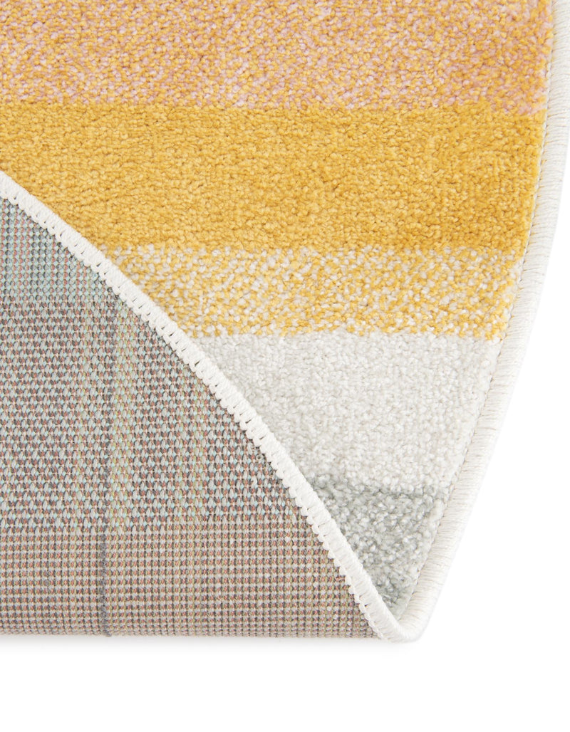 Playful Patterns Collection Area Rug -  Dreamland Round Multi  lifestyle 47