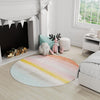 Playful Patterns Collection Area Rug -  Dreamland Round Multi  lifestyle 71
