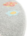 Playful Patterns Collection Area Rug -  Hued Round Gray  lifestyle 27
