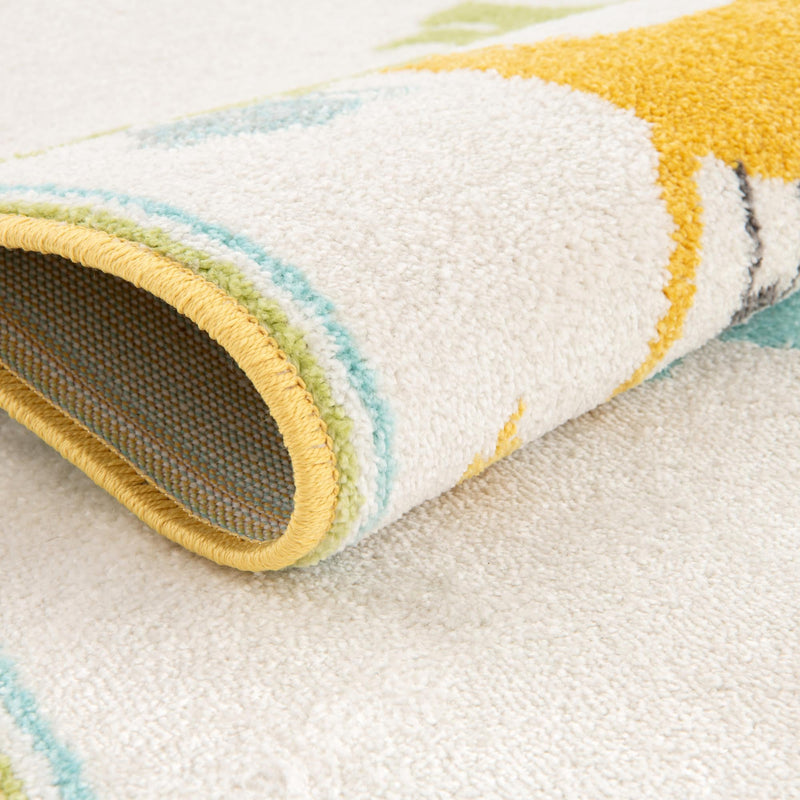 Playful Patterns Collection Area Rug -  Prismatic Rectangle Ivory  lifestyle 5