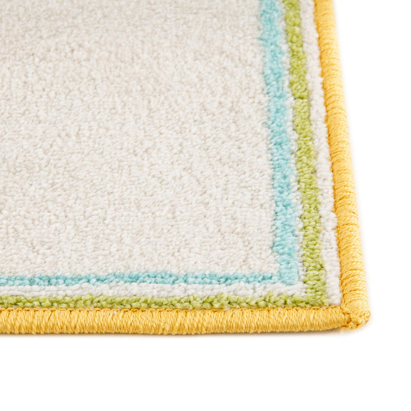Playful Patterns Collection Area Rug -  Prismatic Rectangle Ivory  lifestyle 6