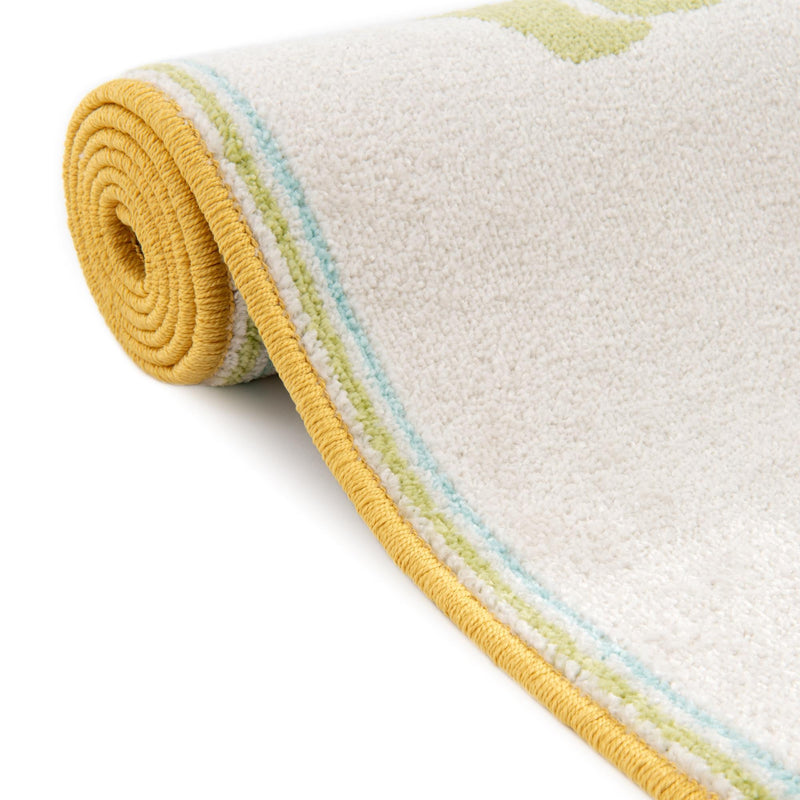 Playful Patterns Collection Area Rug -  Prismatic Rectangle Ivory  lifestyle 11