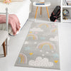 Playful Patterns Collection Area Rug -  Pixel Runner Gray  lifestyle 48