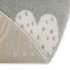 Playful Patterns Collection Area Rug -  Pixel Round Gray  lifestyle 45