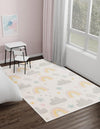 Playful Patterns Collection Area Rug -  Pixel Rectangle Ivory  lifestyle 3
