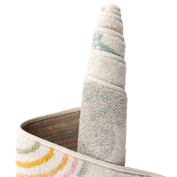Playful Patterns Collection Area Rug -  Pixel Rectangle Ivory  lifestyle 19