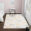 Playful Patterns Collection Area Rug -  Pixel Rectangle Ivory  lifestyle 27